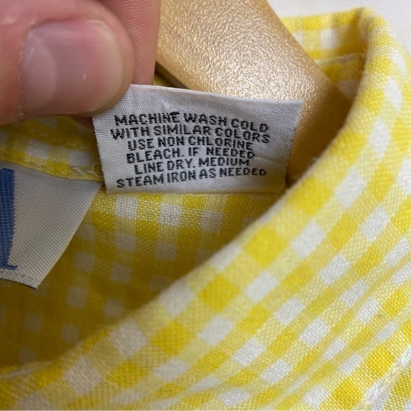 Vintage 90s Floral Embroidered Summer Sunflower Button Down Shirt Blouse - C34 - Picture 4 of 5